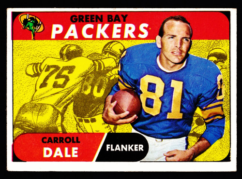 1968 Topps #027 Carroll Dale VG