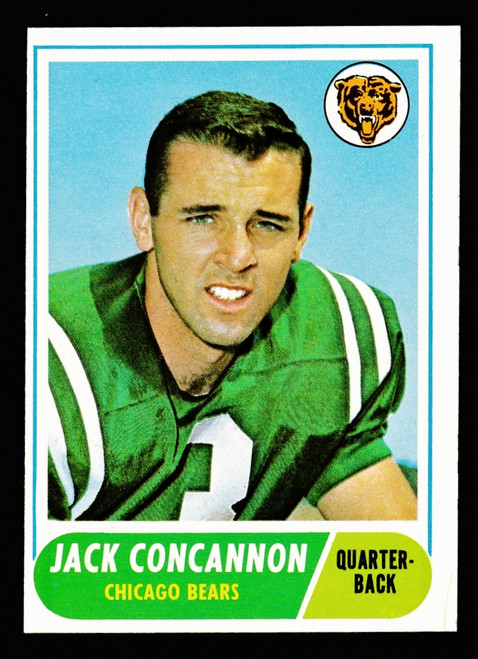 1968 Topps #153 Jack Concannon VGEX