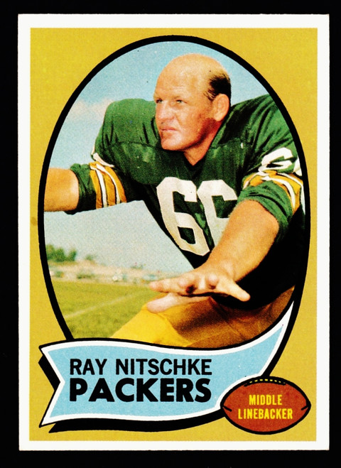 1970 Topps #055 Ray Nitschke EX+ F