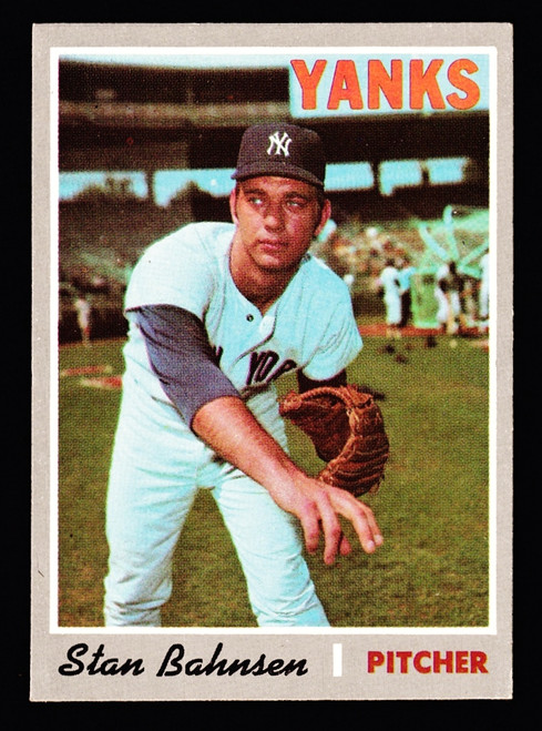 1970 Topps #568 Stan Bahnsen VGEX