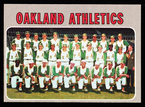 1970 Topps #631 Oakland Athletics Team EX+