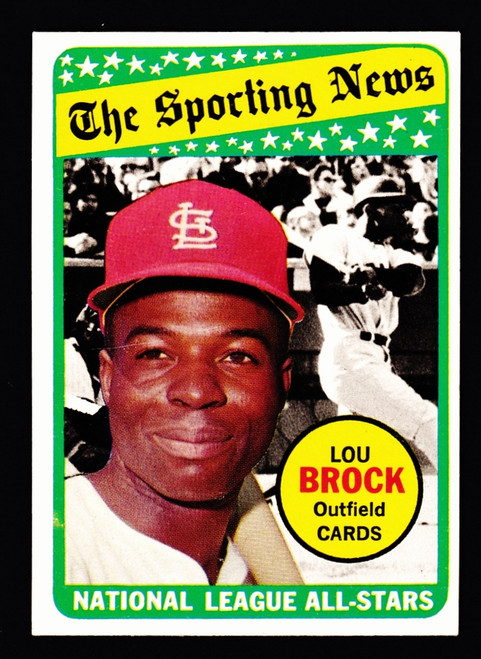 1969 Topps #428 Lou Brock EX