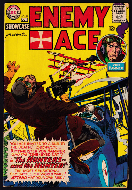 1965 DC Showcase #58 Enemy Ace VG+