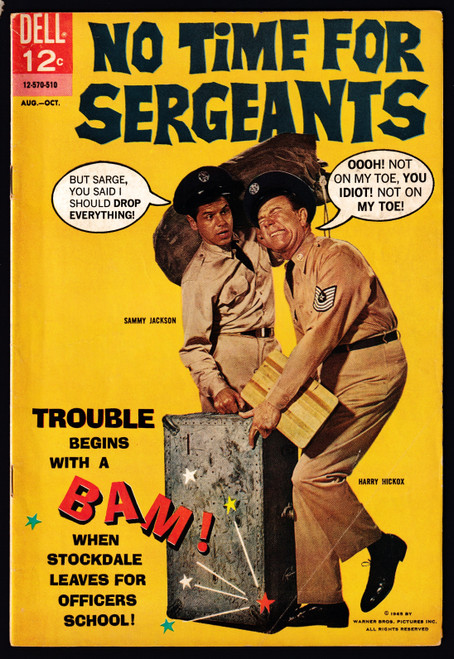 1965 Dell No Time For Sergeants #3 VG+