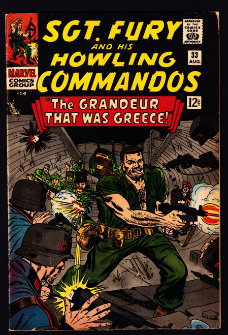 1966 Marvel Sgt. Fury #33 VG