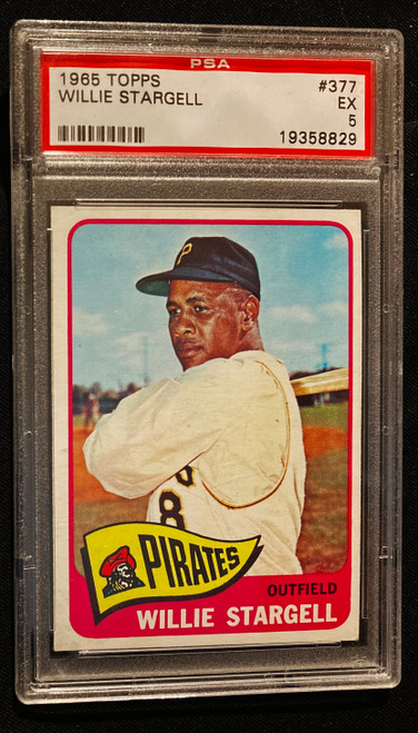 1965 Topps #377 Willie Stargell PSA 5