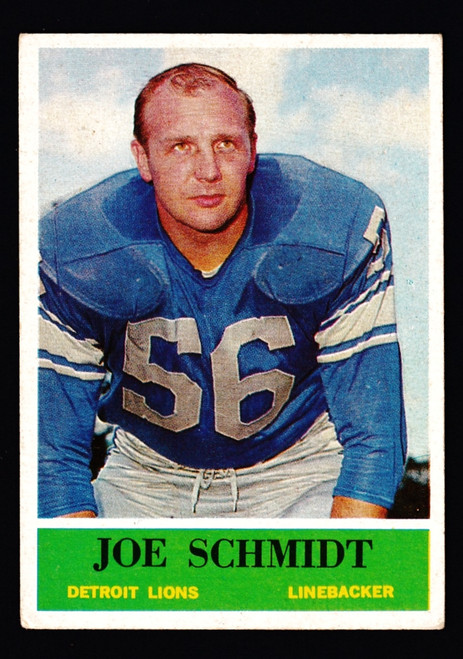 1964 Philadelphia #066 Joe Schmidt VGEX