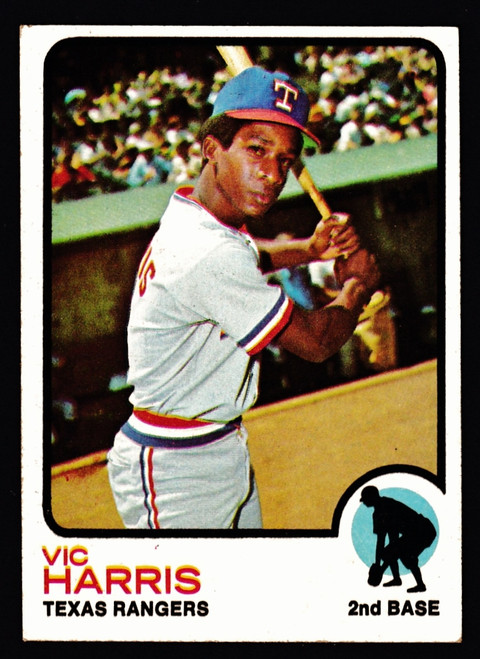 1973 Topps #594 Vic Harris RC VGEX