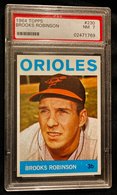 1964 Topps #230 Brooks Robinson PSA 7