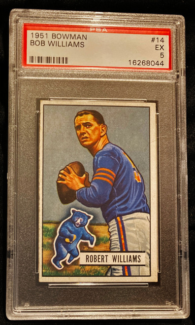 1951 Bowman #014 Robert Williams RC PSA 5
