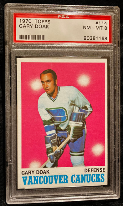1970 Topps #114 Gary Doak PSA 8