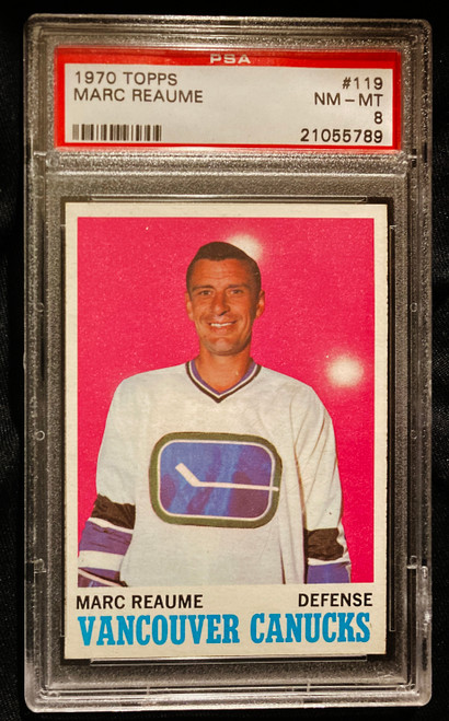 1970 Topps #119 Marc Reaume PSA 8