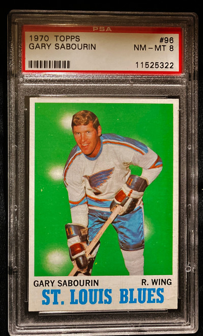1970 Topps #096 Gary Saborin PSA 8