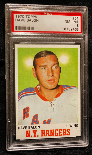 1970 Topps #061 Dave Balon PSA 8