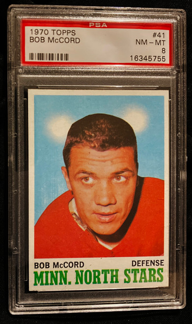 1970 Topps #041 Bob McCord PSA 8