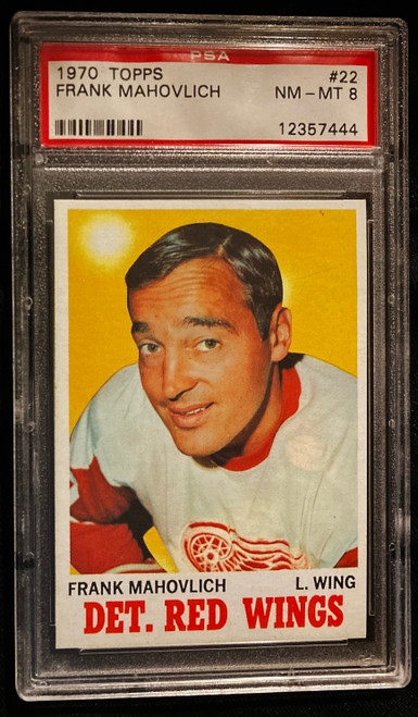 1970 Topps #022 Frank Mahovlich PSA 8