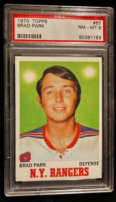 1970 Topps #067 Brad Park RC PSA 8