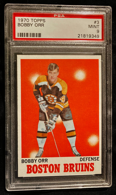 1970 Topps #003 Bobby Orr PSA 9