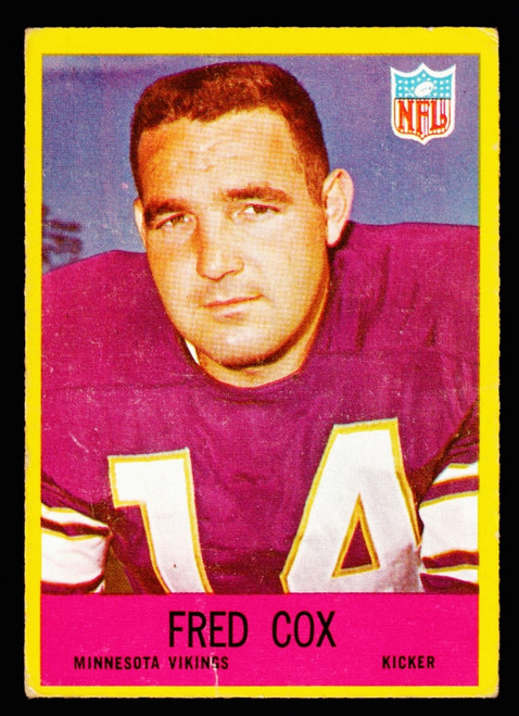 1967 Philadelphia #100 Fred Cox GD