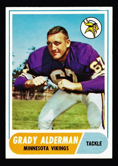 1968 Topps #003 Grady Alderman EX+