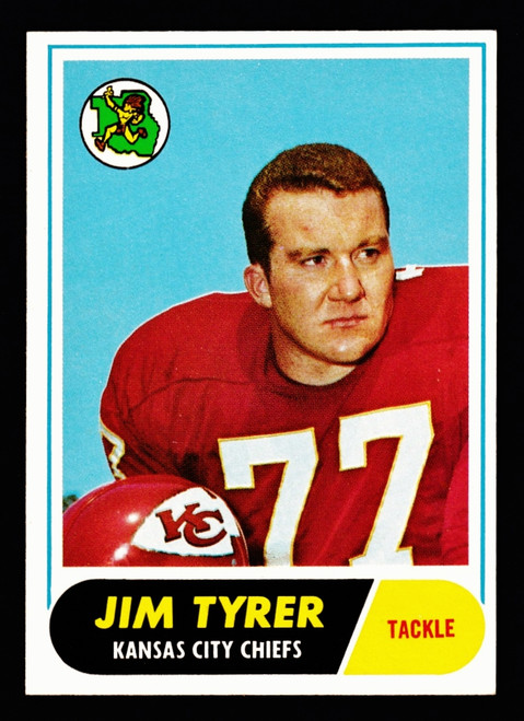 1968 Topps #015 Jim Tyrer EXMT