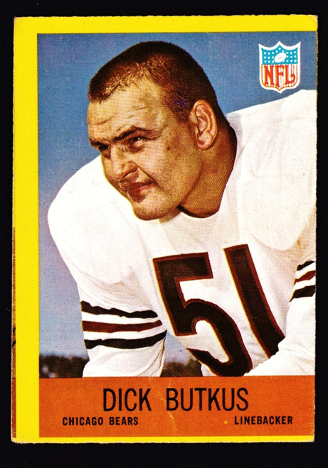 1967 Philadelphia #028 Dick Butkus Miscut