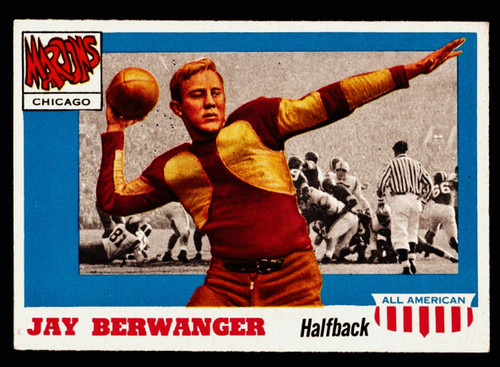 1955 Topps All American #078 Jay Berwanger RC VG+