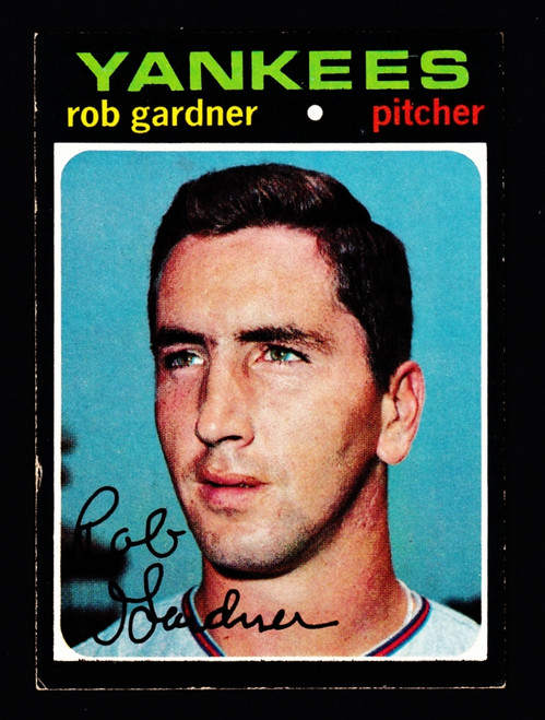 1971 Topps #734 Rob Gardner SP VG+