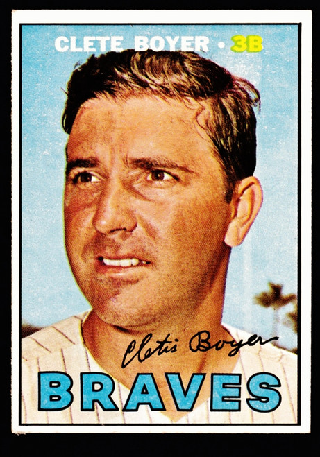 1967 Topps #328 Clete Boyer EX-