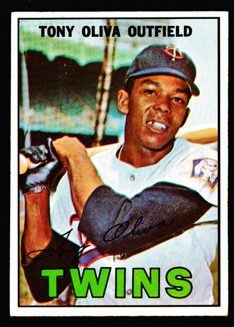 1967 Topps #050 Tony Oliva EX B