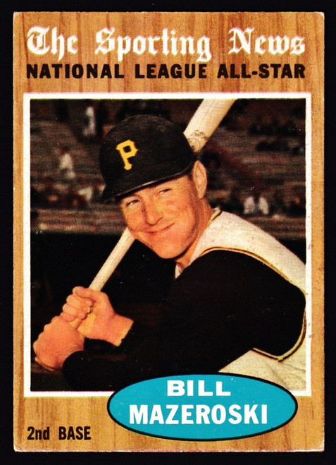 1962 Topps #391 Bill Mazeroski AS VGEX
