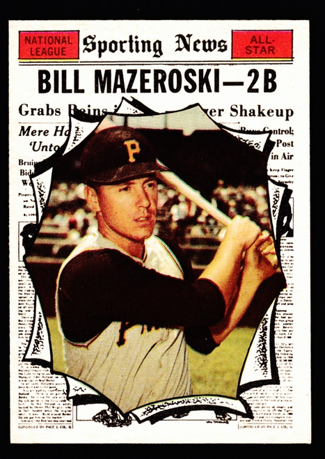 1961 Topps #571 Bill Mazeroski AS EXMT+