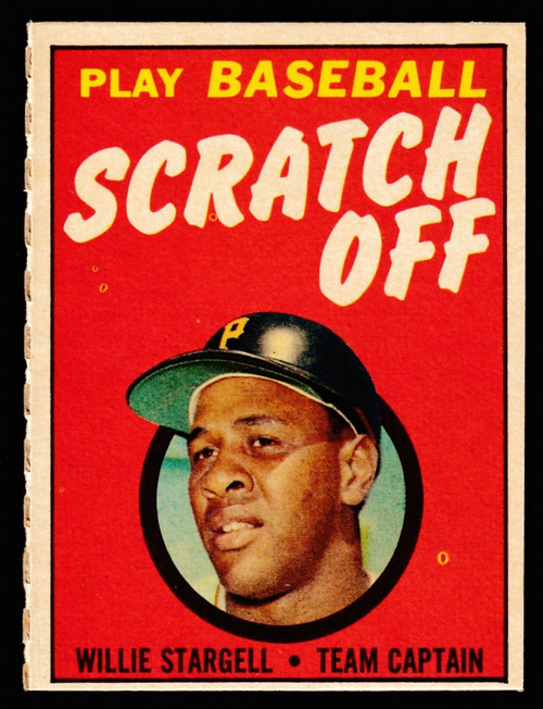1970 Topps Scratch Offs Willie Stargell Unscratched EX+