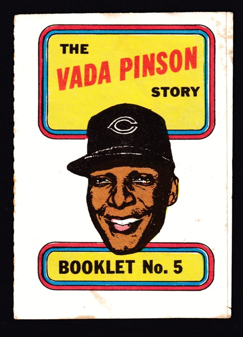 1970 Topps Booklets #05 Vada Pinson VG
