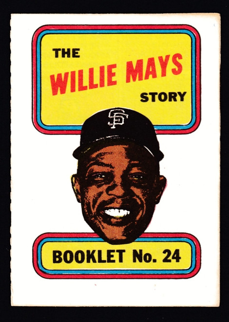 1970 Topps Booklets #24 Willie Mays GD