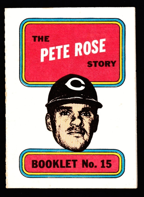 1970 Topps Booklets #15 Pete Rose EXMT