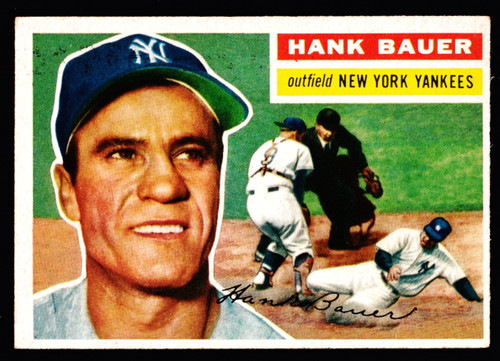 1956 Topps #177 Hank Bauer GB EX-