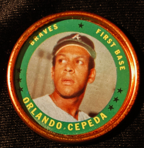 1971 Topps Coins #061 Orlando Cepeda D