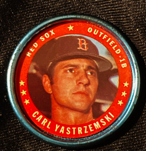 1971 Topps Coins #058 Carl Yastrzemski B