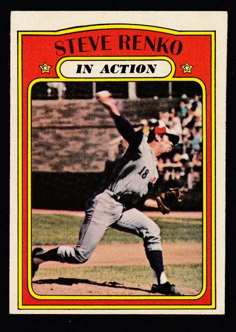 1972 Topps #308 Steve Renko IA EX
