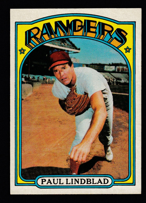 1972 Topps #396 Paul Lindblad EXMT