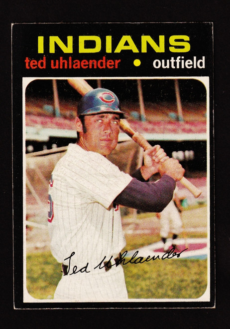 1971 Topps #347 Ted Uhlaender EX-