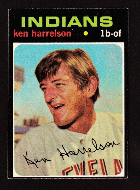 1971 Topps #510 Ken Harrelson EX