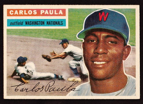 1956 Topps #004 Carlos Paula GB EX+