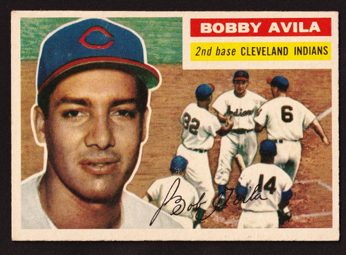 1956 Topps #132 Bobby Avila GB EX-
