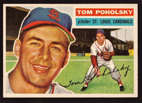 1956 Topps #196 Tom Poholsky VGEX