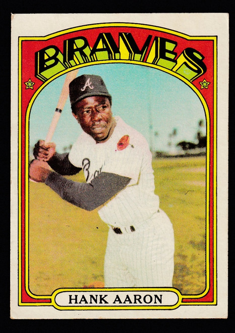 1972 Topps #299 Hank Aaron GD+