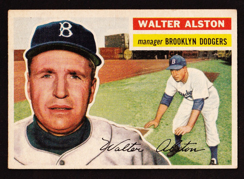 1956 Topps #008 Walter Alston RC GB VG