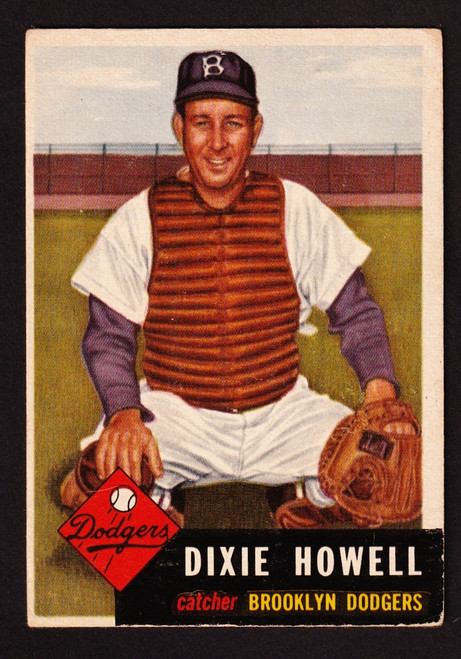 1953 Topps #255 Dixie Howell SP VG+