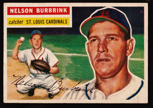 1956 Topps #027 Nelson Burbrink White Back VGEX
